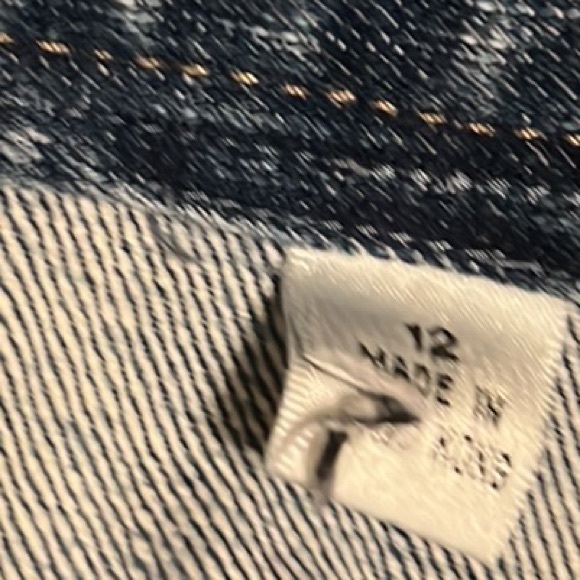 Talbots, 98% Cotton, 5-Pocket, Denim, Stretch Cropped Jeans, Size 12 - Picture 10 of 10